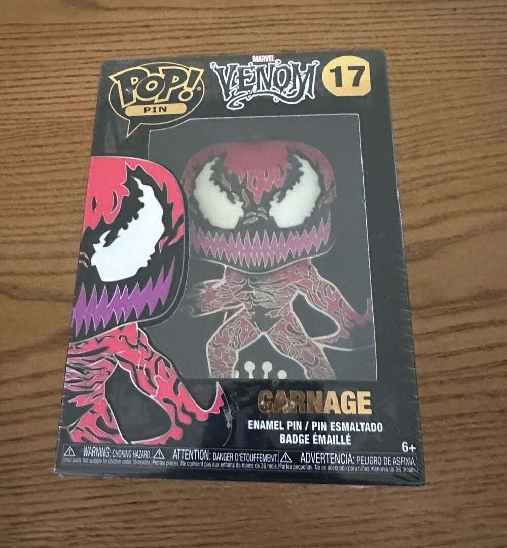 Funko Pop! Pin Marvel Venom Carnage Number 17